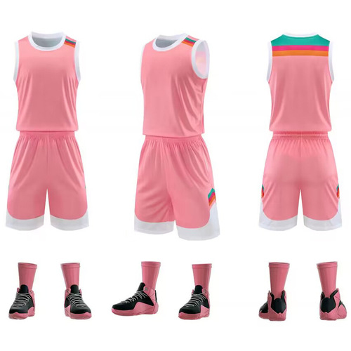 Quick wholesale student sports training competition team uniforms basketball jerseys with printing new basketball uniforms suits vests for men and women