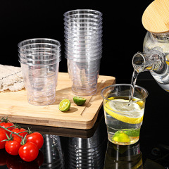使い捨てハード航空カップ、高透明、増粘、硬化飲料プラスチックカップ、白ワインカップ、冷たい飲み物ティーカップ、スペースカップ