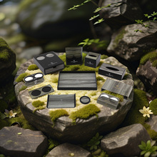 酒店洗漱用品收纳盒卫生间亚克力牙刷易耗品托盘遥控座茶ins风