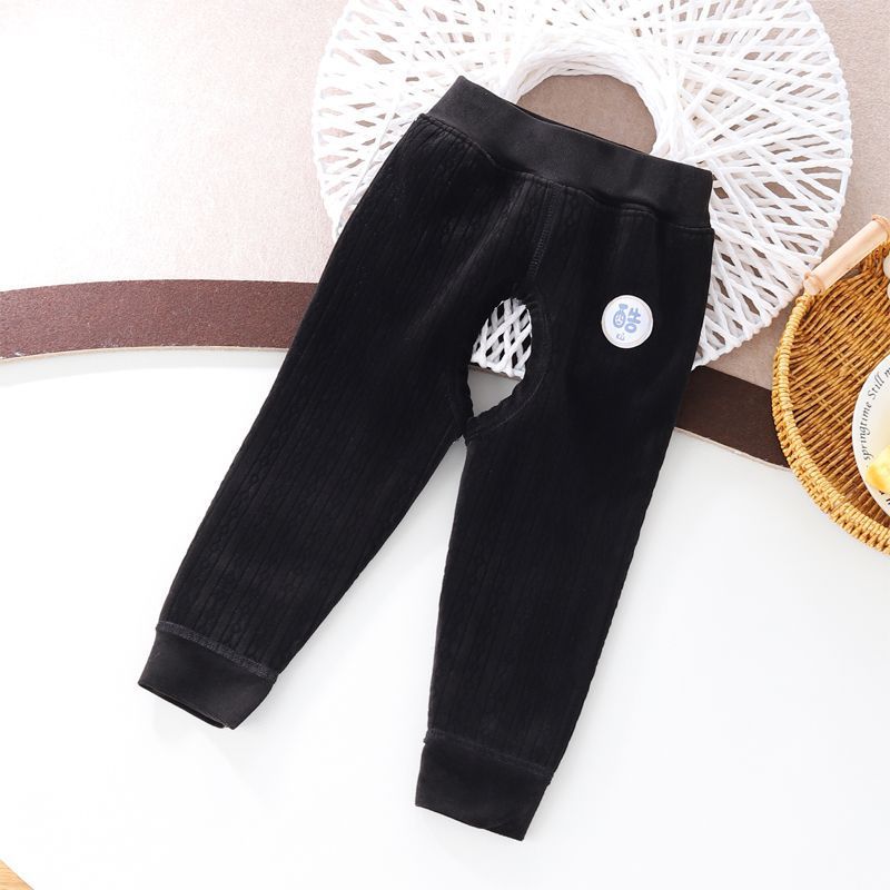 Pantalones infantiles de primavera, otoño, invierno, pantalones infantiles de cintura alta, pantalones leggings infantiles sin hueso