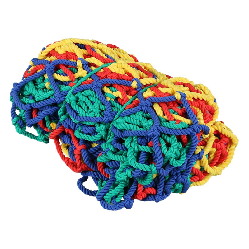 Оптовая продажа: цветная защитная сетка для детских садов, сетка для лазания, уличная полиэстеровая декоративная сетка для лестниц, защитная решетка для ограждений