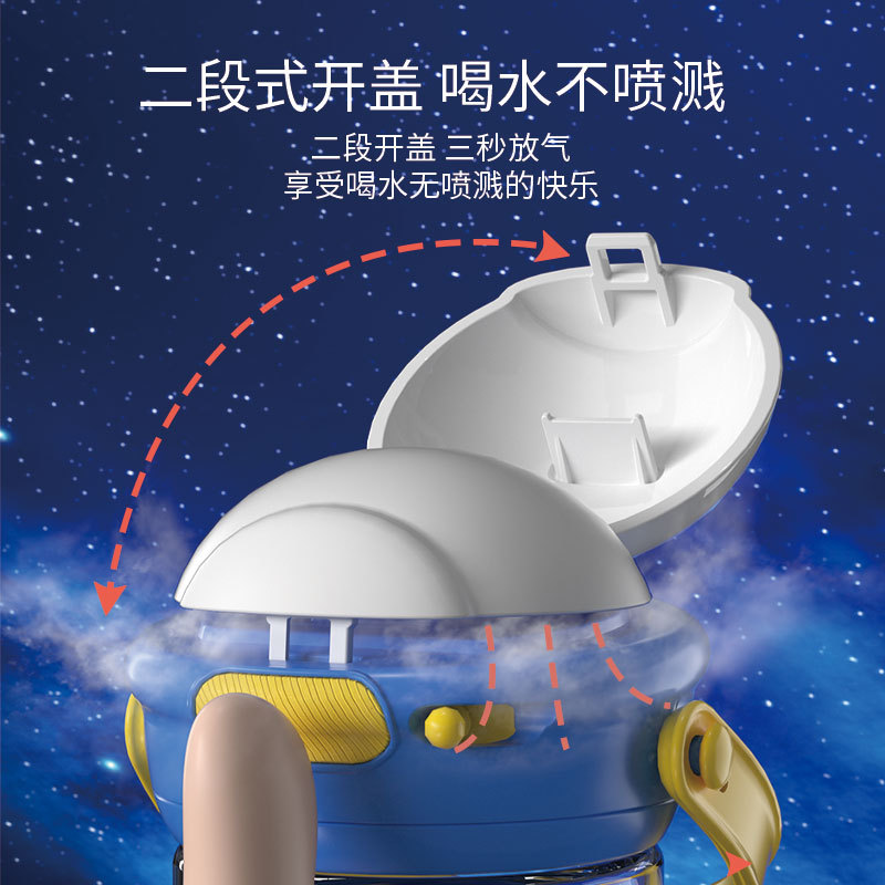 Tokie travieso taza de agua para niños taza de paja taza de beber para bebés jardín de infantes taza de beber para bebés anti-estrangulamiento resistente a la caída