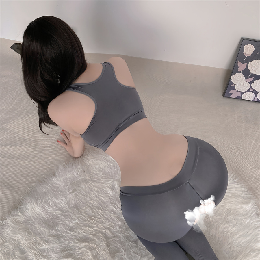 Ropa interior atractiva de las mujeres dormir yoga pantalones traje uniforme sexy cremallera abierta agua muerta NY juguetes sexuales entrega