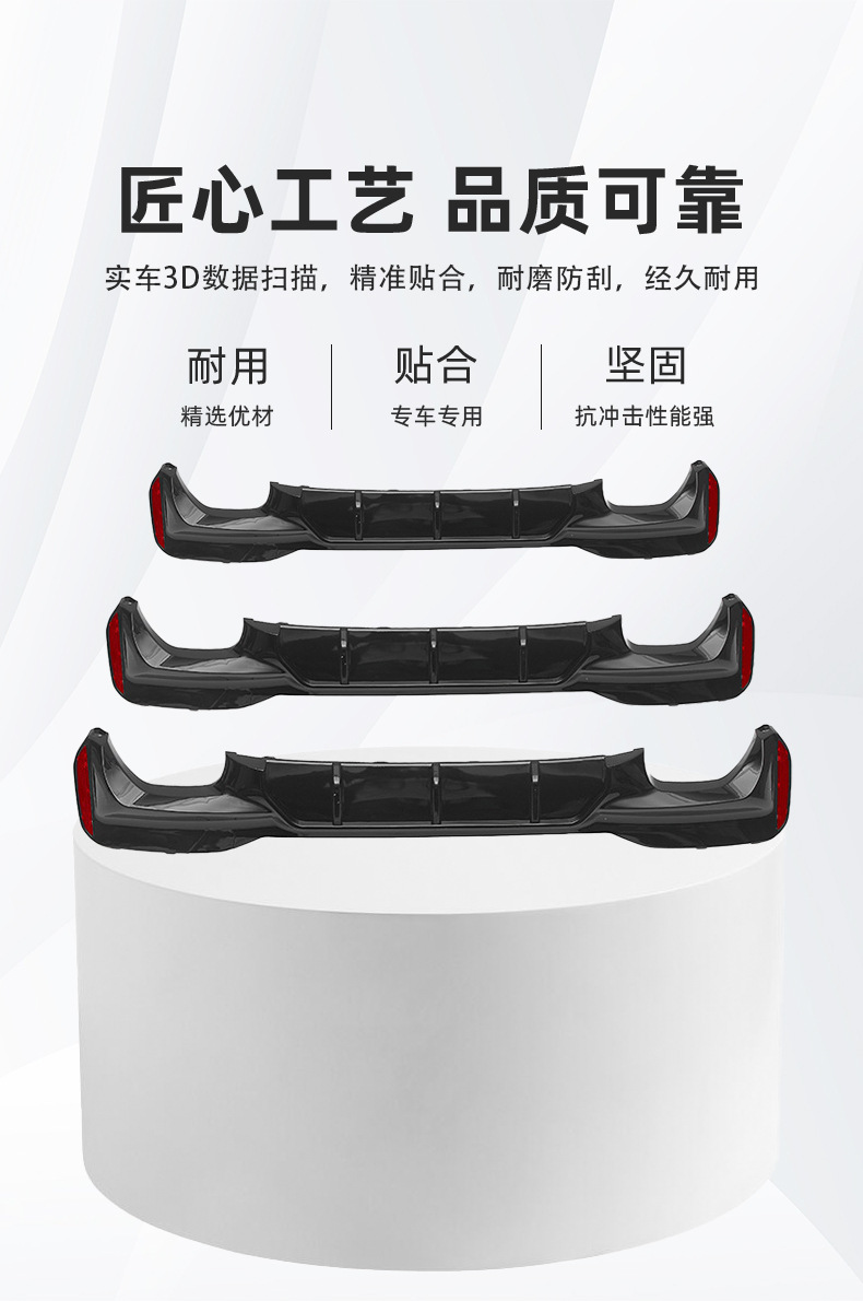 Suitable for Bmw 5 Series (16-23) G30 G31 Car Rear Lip M5 Racing Style Spoiler Cross-Border Modification Parts