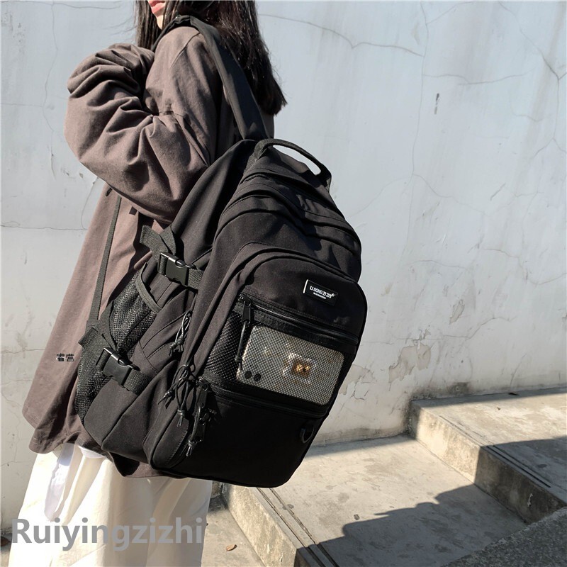 Backpack for Women Large Capacity Student Fashion Multi-Layer Junior High School Student High School Bag Male 2023 New Trendy Backpack