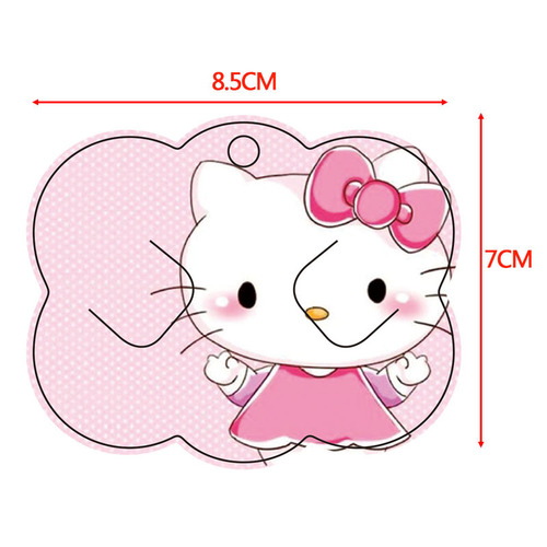 Hairpin Card BB Clip Creative Hair Accessory Packaging Card Paper White Cloud Shape Hang Tag Printed with Logo Hard Card Paper Wholesale