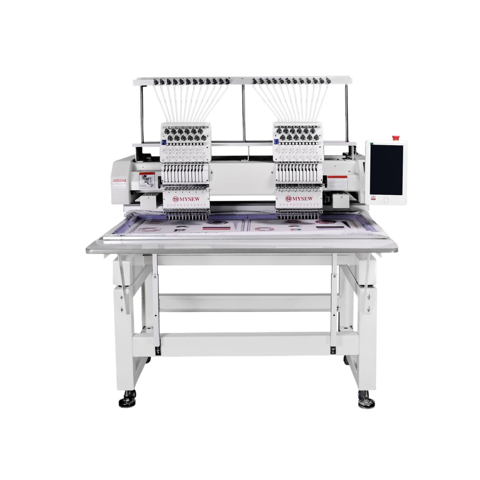 Máquina de bordado de doble cabeza de 15 agujas MJS1502 máquina de bordado de alta velocidad de computadora comercial máquina de bordado automática image 6