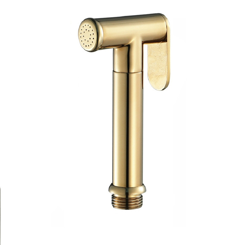 Copper core zinc alloy gun gray pressurized shower spray gun faucet nozzle toilet partner toilet high pressure flushing
