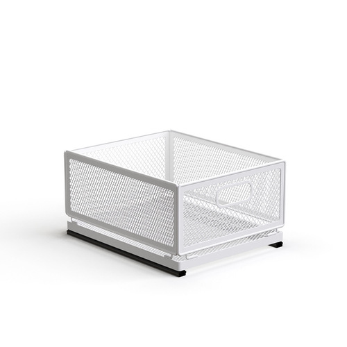 Cross-border pull-out snack storage basket multi-layer kitchen seasoning bottle storage rack in the cabinet layered storage basket