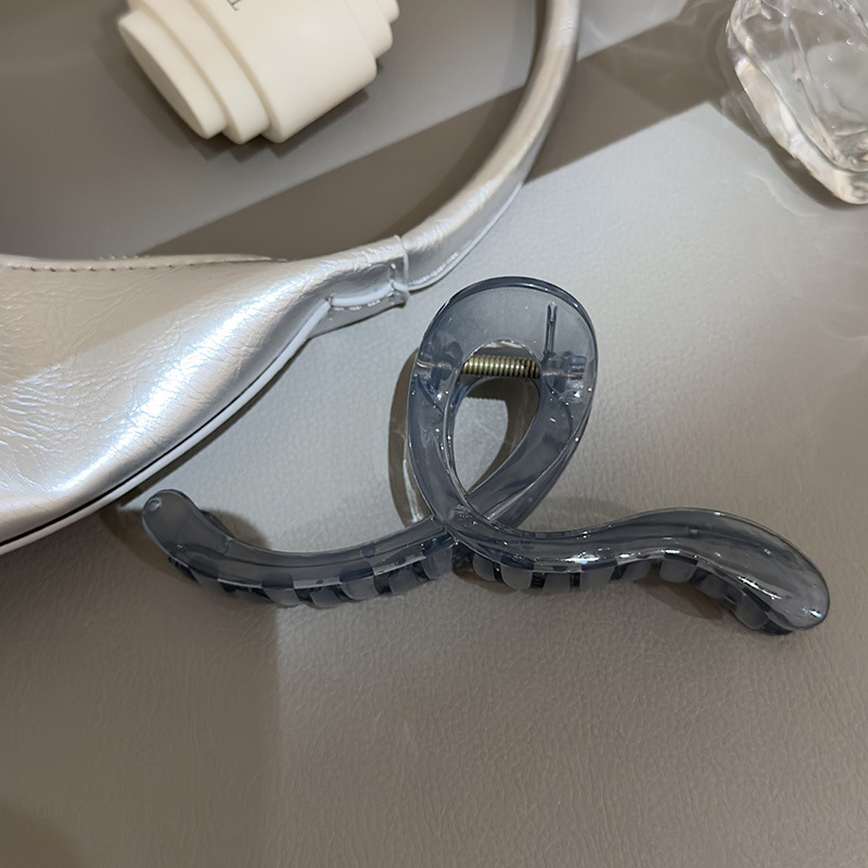 Franču haizivs klips Dienvidkorejas želejas krāsas roktura klipsis vienkāršs, universāls Ikdienas liela izmēra ārējais apģērbs sejas mazgāšanas muguras galvas klips_voghion.com