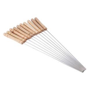 Factory direct barbecue supplies stainless steel barbecue stick Kebab Kebab barbecue needle outdoor barbecue tools