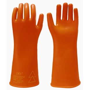 Shuang'an Brand 25kv Electric Insulation Gloves Live Work Insulation Gloves Rubber Insulation Gloves High Pressure Gloves