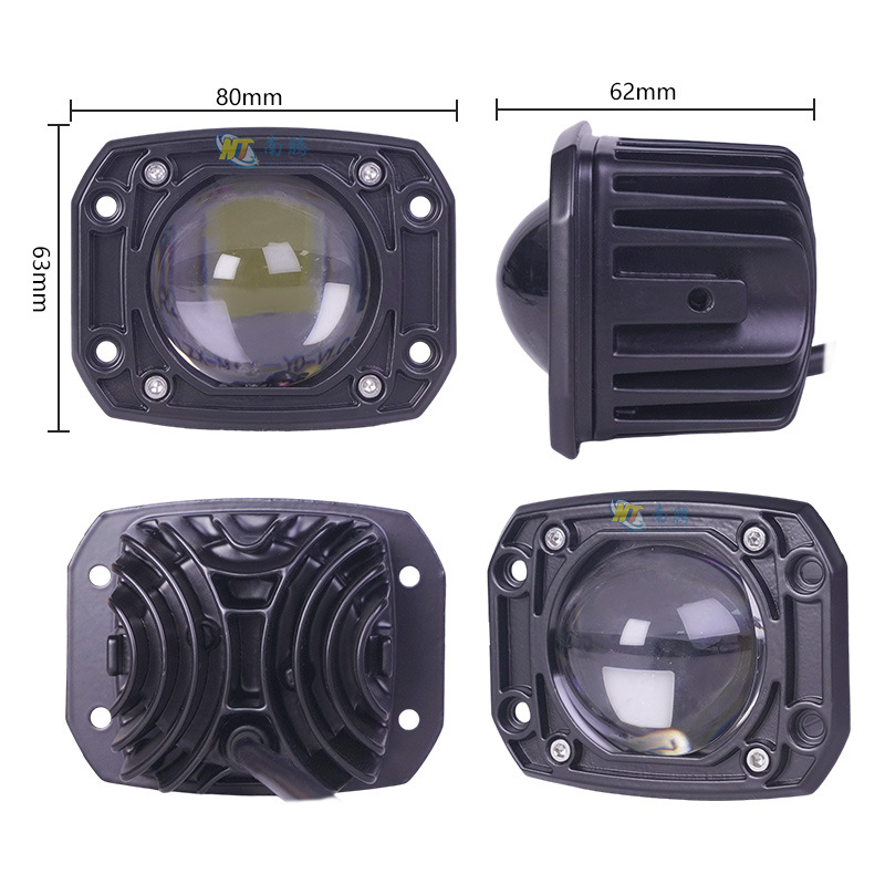 alto brillo automóvil motocicleta vehículo todoterreno camión LED bicolor luz de alto alcance integrada luz de mejora de luz de punto