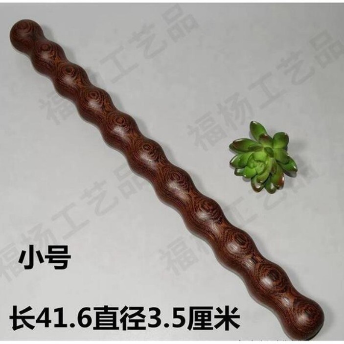 紫光檀木竹節の棒の瓢箪の皿は棒の武術の棒を遊んで背中をたたいて筋の多機能のフィットネスの文を打って瓢箪を遊んで短いです。|undefined