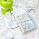 RosyPosy soft set A.PPLE high color value diy hand book hot silver students five-hole collage loose-leaf book