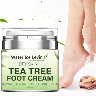 Water Ice Levin Cross-border Tea Tree Oil Foot Cream Foot Heeling Chapped Moisturizing and Delicate Moisturizing Cream in stock