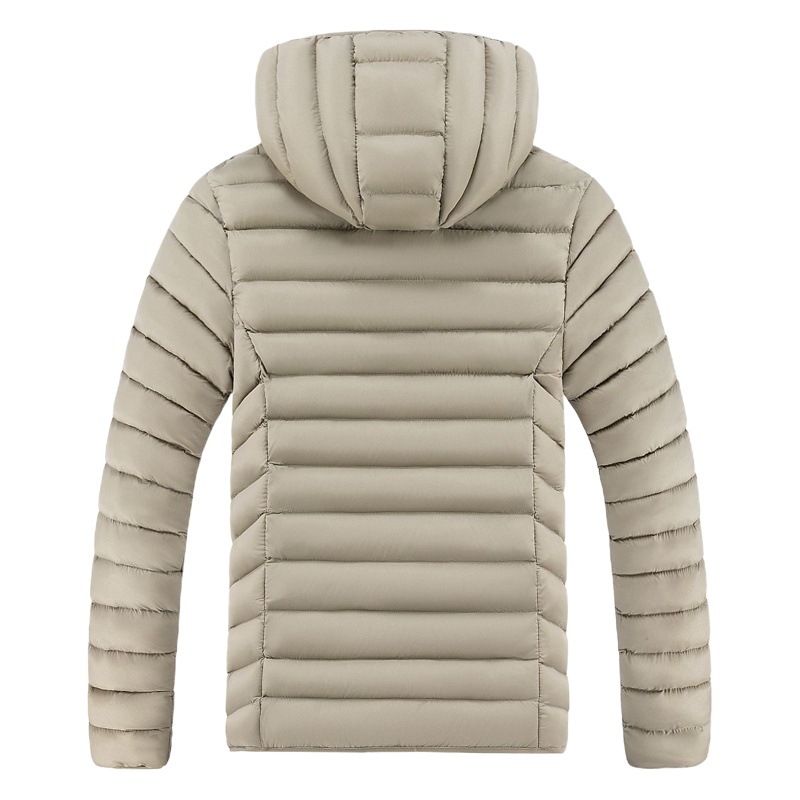 Comercio exterior nuevo ligero de algodón sombrero desmontable hombres y mujeres mismo abrigo de algodón acolchado brillante abrigo de algodón acolchado al por mayor