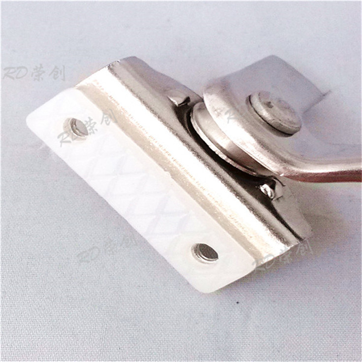 Su ciencia popular puerta y ventana accesorios 7-palabra manija de acero inoxidable aleación de aluminio aleación de zinc puerta y ventana manija de la ventana