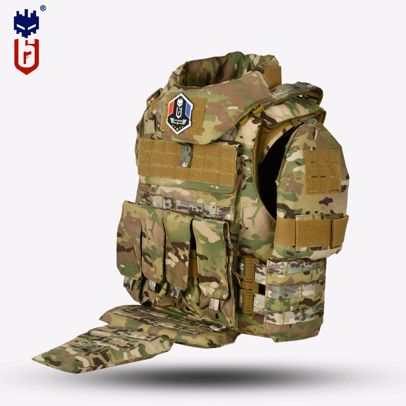 Fully Protective Universal Camouflage Heavy-Duty Bulletproof Vest, Ultra-High Molecular Pe Soft Modular Quick-Release Tactical Bulletproof Vest Fully Protective Universal Camouflage Heavy-Duty Bulletproof Vest, Ultra-High Molecular Pe Soft Modular Quick-Release Tactical Bulletproof Vest