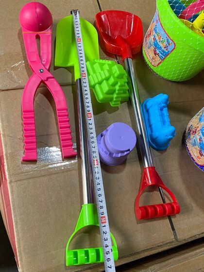 Manufacturer Wholesale Kidsren's Beach Bucket Set Bucket Playing in the Water and Playing with Sand Digging Tools Baby Beach Stall Toys Supply