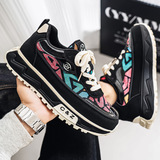 2026 весенняя новая мужская обувь, японская и корейская повседневная обувь, мужские туфли в европейском стиле на толстой подошве, дорожная обувь, дропшиппинг