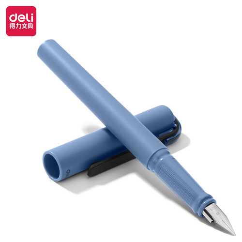 Deli A952 calligraphy pen high-end simple student exam writing bright tip 0.38 absorbent pen stationery wholesale