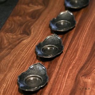 Japanese Style Old Saucer Kung Fu Saucer Coaster Coaster Tea Cup Base Tea Ceremony Spare Parts Tea Set Accessories
