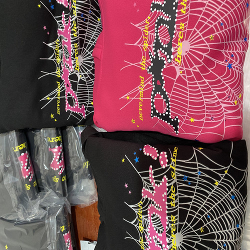 Cross-border Western and Eastern Hip-Hop Singer Alphabet 555555 Print Couple Hooded Sweatshirts Men and Women Wholesale