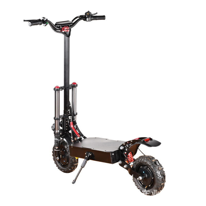 Factory direct dual pole dual drive electric scooter adult folding electric car 2400W high power 60V high power