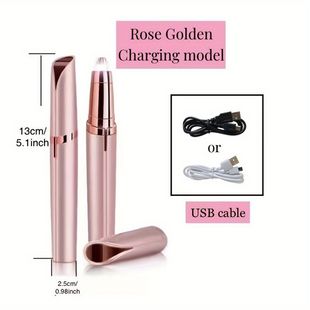 Electric Eyebrow Trimmer, Automatic Eyebrow Trimmer, Eyebrow Shaving Pen Trimmer, Special Eyebrow Shaver for Men and Women, Rechargeable Model