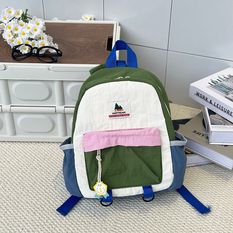 Nueva mochila de color para niños mochila de jardín de infantes para niños niñas viajes de ocio mochila ligera