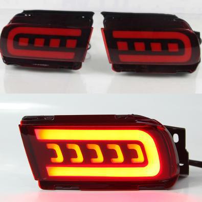 Adecuado para 10-20 Toyota Prado dominante parachoques trasero luz de freno luz doble C streamer luz de advertencia