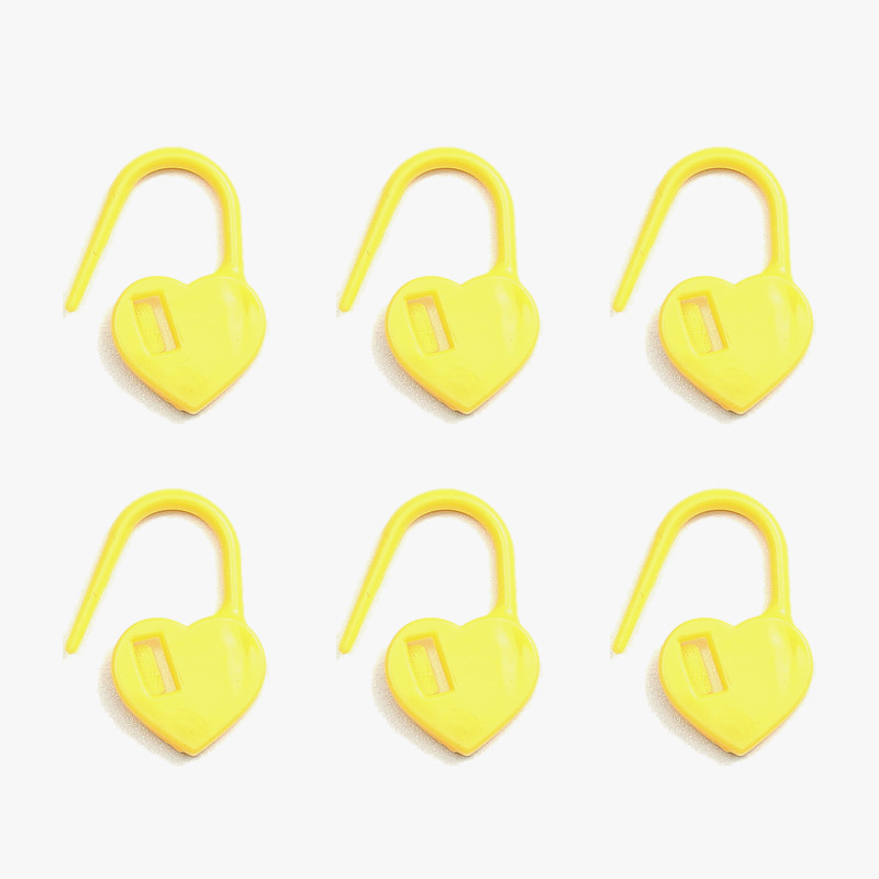 1000 herramientas de trenzado anti-desbloqueo amor de botón de plástico marca de pin contador de suéter