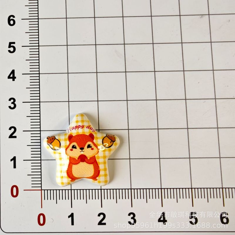 新しい漫画アップル動物スター diy 携帯電話ケース靴バックルヘアピンジュエリー樹脂アクセサリー材料卸売|undefined