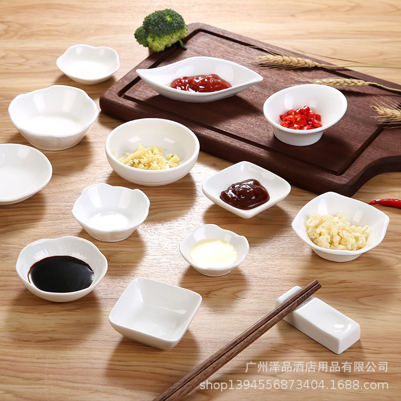 Ceramic Flavor Dish, Soy Sauce Dish, Condiment Bowl, Small Dish, Oil Paint Dish, Paint Dish, Painting Dish, Pizza Hunt Tomato Sauce Dish