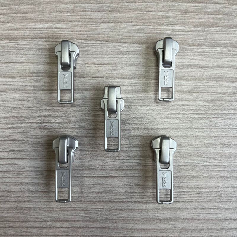 Ykk Zipper Spot Full Range # No. 5 Da Matte Silver Zipper Head Wholesale Super Low Price