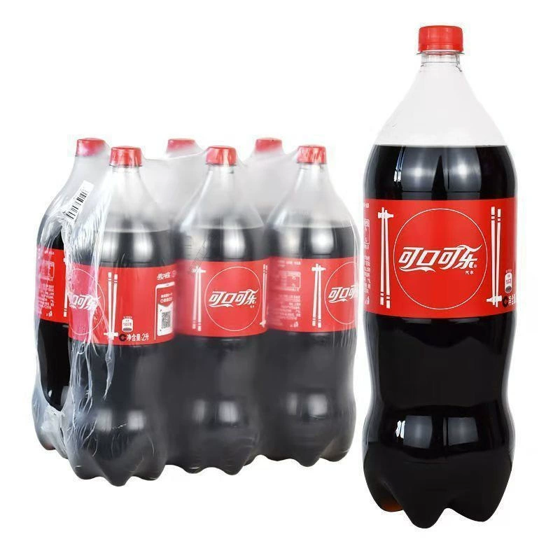 Большая бутылка 2L ноль градусов Coca-Cola Zero California Газированная напиток Семейный клуб