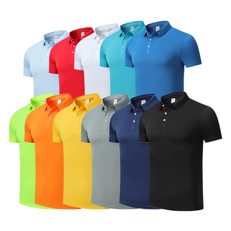 Летняя рубашка-поло Футболка с короткими рукавами Групповая рабочая одежда для строительства Командная корпоративная культурная рубашка Рабочая одежда с принтом вышивка с логотипом
