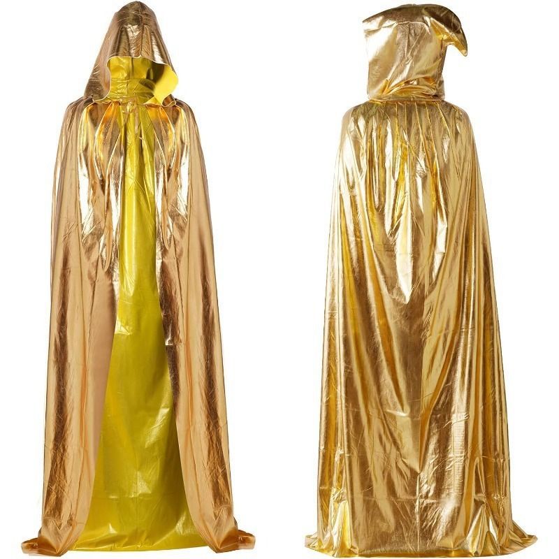Long glossy trench coat for men and women