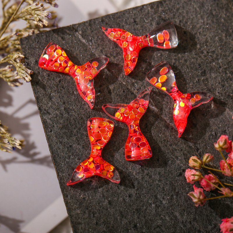 Sequin watermelon red