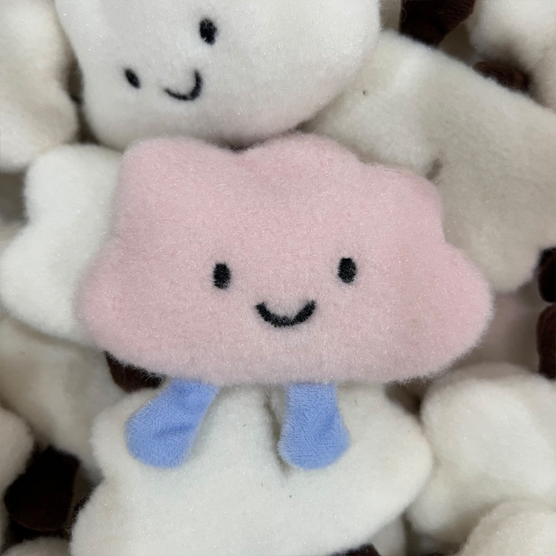 Bolsa de muñeca de peluche colgante llavero adorable broche accesorios llavero joyas colgante de peluche bolso escolar