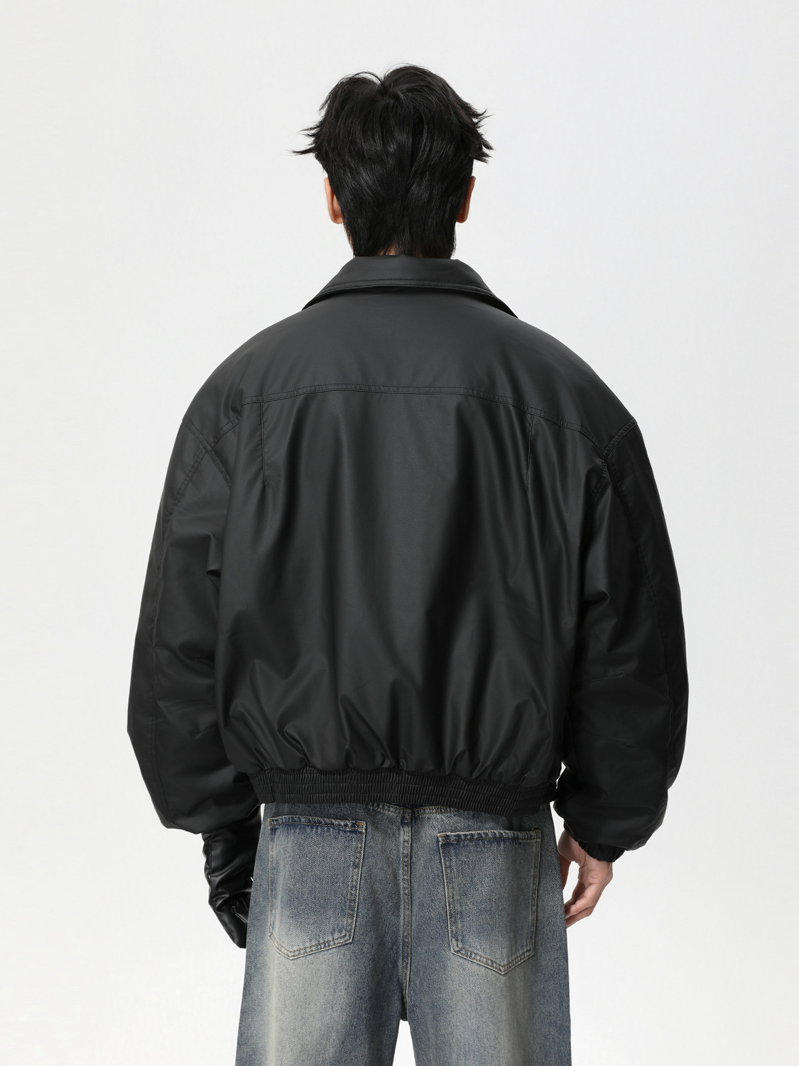 MTLCLOTHES Hombres| Coreano simple inns cremallera cardigan universal suelto corto algodón chaqueta de moda