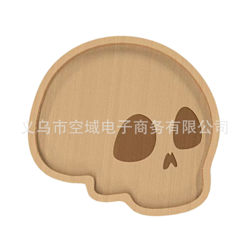 Halloween pumpkin plateハロウィーン木制カボチャトレイ皿ホーム装饰ディナープレート装饰|undefined
