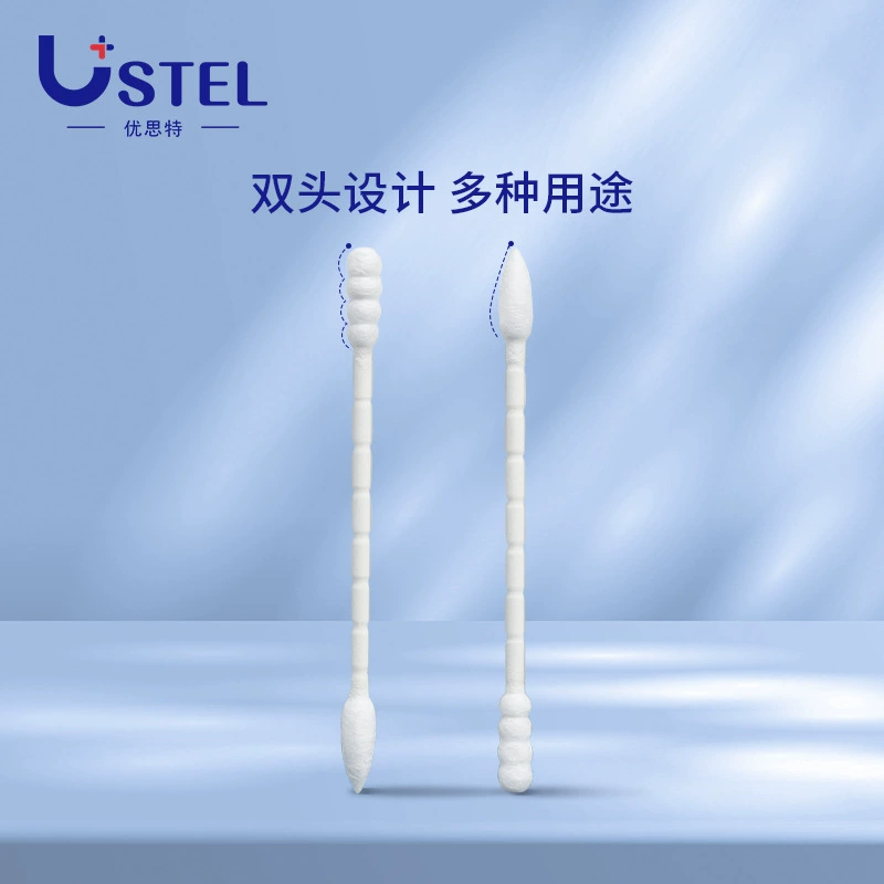 Одноразовые двойные ватные палочки USTEL с несколькими спецификациями 1 коробка/200 шт