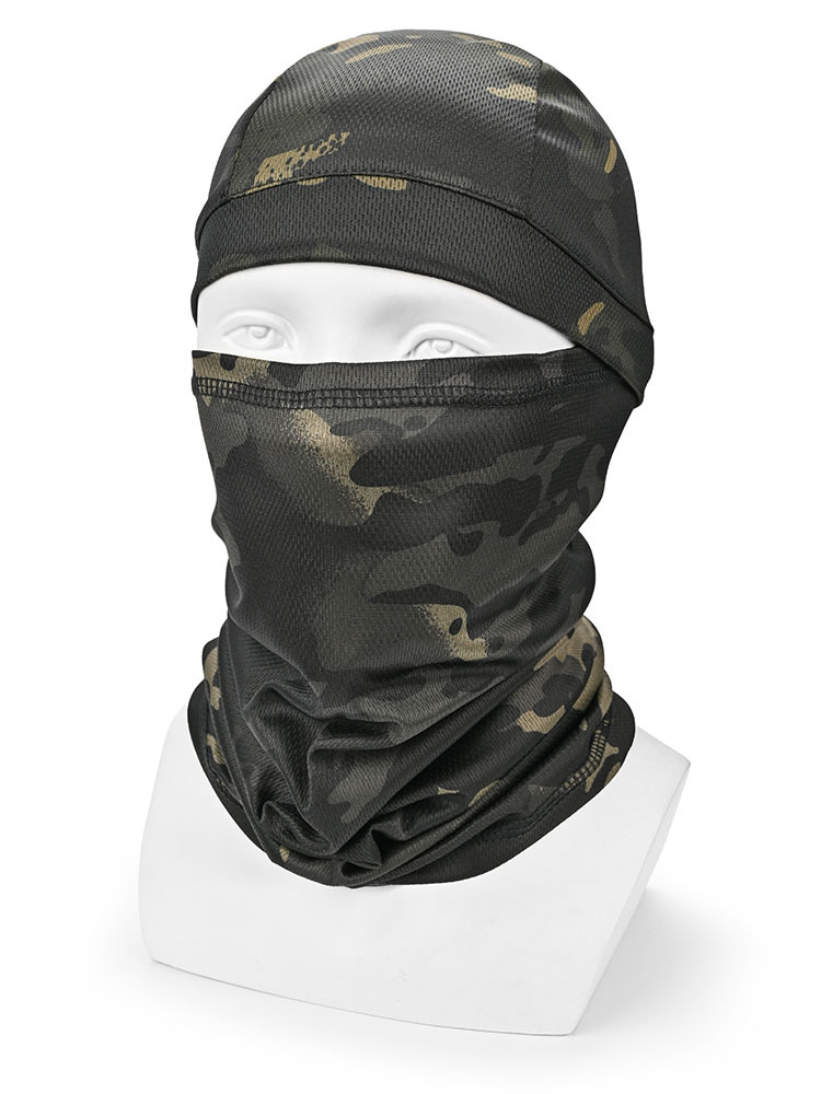 Ciclismo forro tapa verano hombres al aire libre de la motocicleta capucha transpirable protección UV protección solar cara cubierta máscara camuflaje
