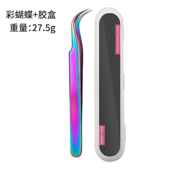 Butterfly clip color titanium (plastic box)