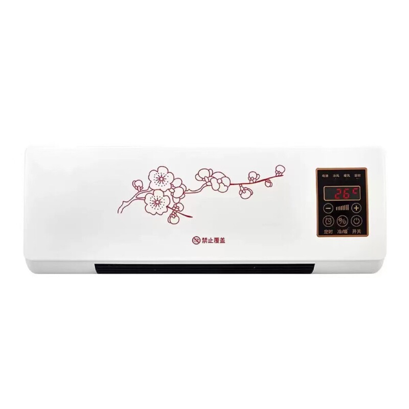 Cross-Border Wall-Mounted Small Air Conditioner Heater, Us Standard 110V, Eu Standard 220V Electric Heater, Foreign Trade Factory