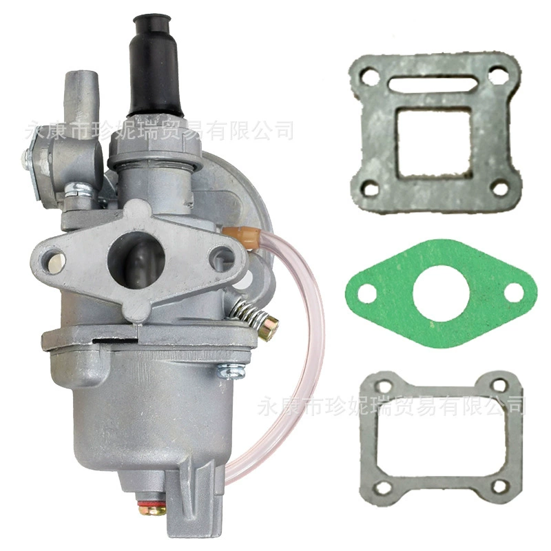 47cc 49cc маленький спортивный автомобиль маленькие аксессуары для бездорожья Карманный велосипед двухударный карбюратор 40-6 + бумажная прокладка + цилиндрическая прокладка