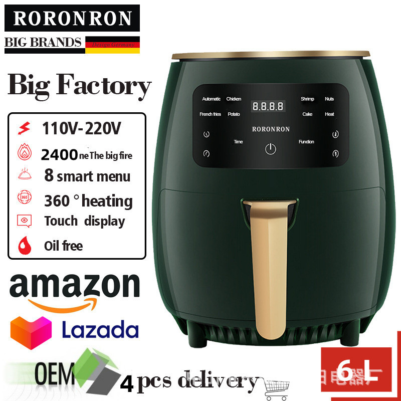 Silver Crest 6L Air fryer smart touch ty...