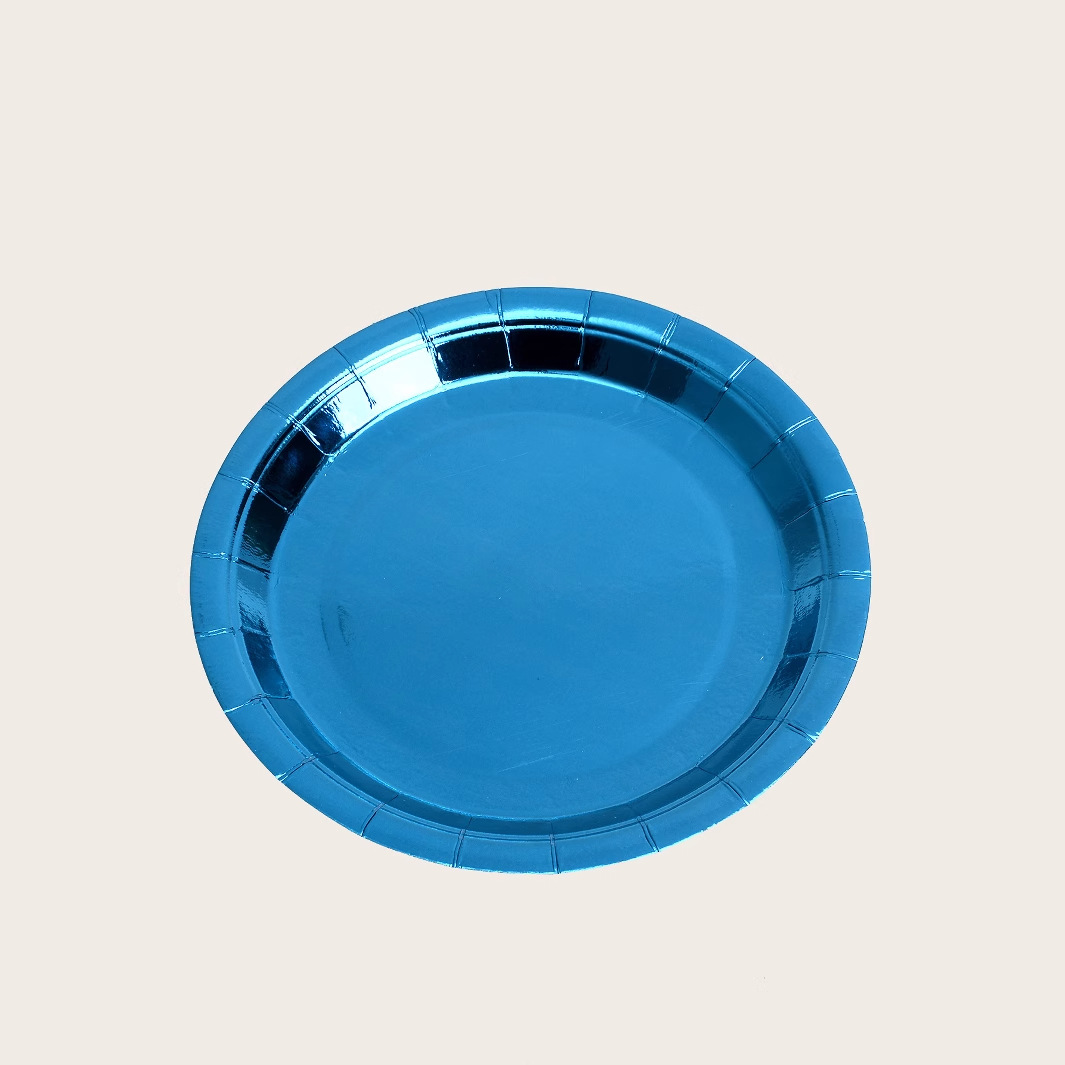 Cross border Amazon blue pregnant woman disposable Tray birthday party Supplies bride children